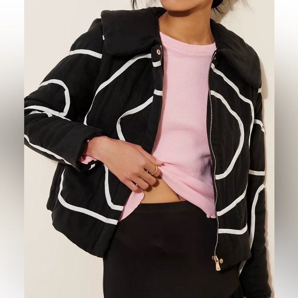 Find me now transverse wave puffer jacket